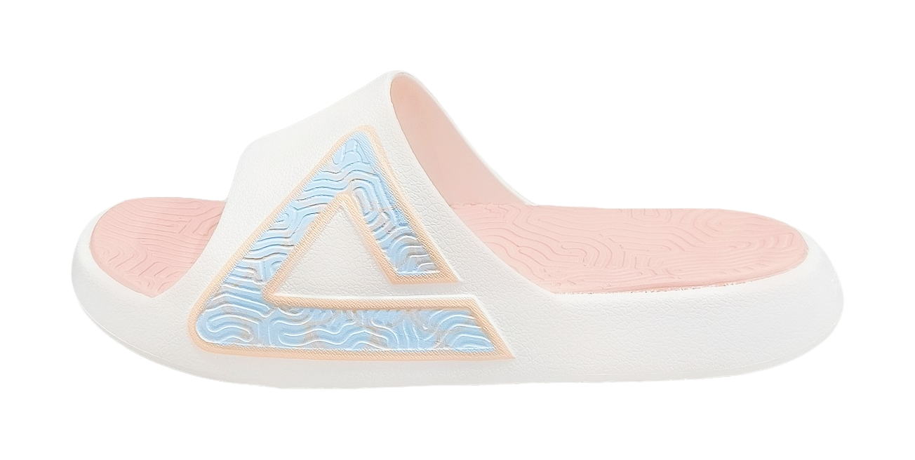 PEAK State Pole Guochuang Slides - Spacetime Gate Design, EVA Sole & Slip-Resistant Lotus Pink 