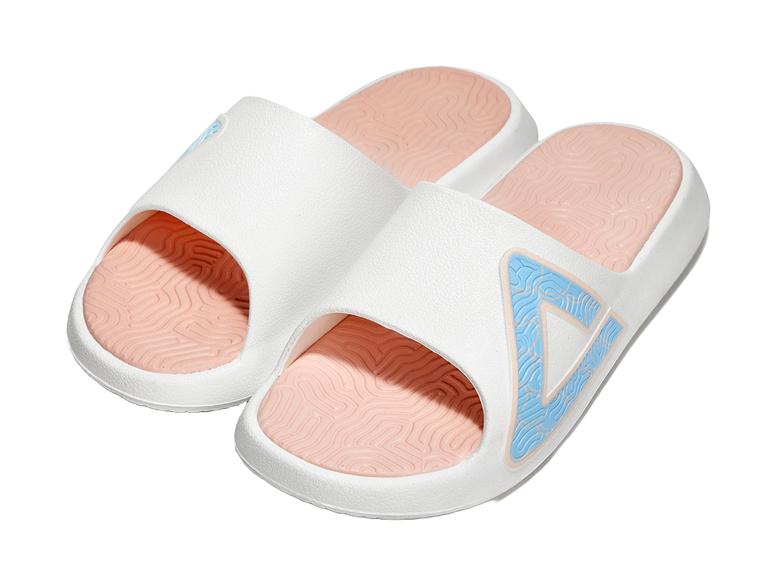 PEAK State Pole Guochuang Slides - Spacetime Gate Design, EVA Sole & Slip-Resistant Lotus Pink 