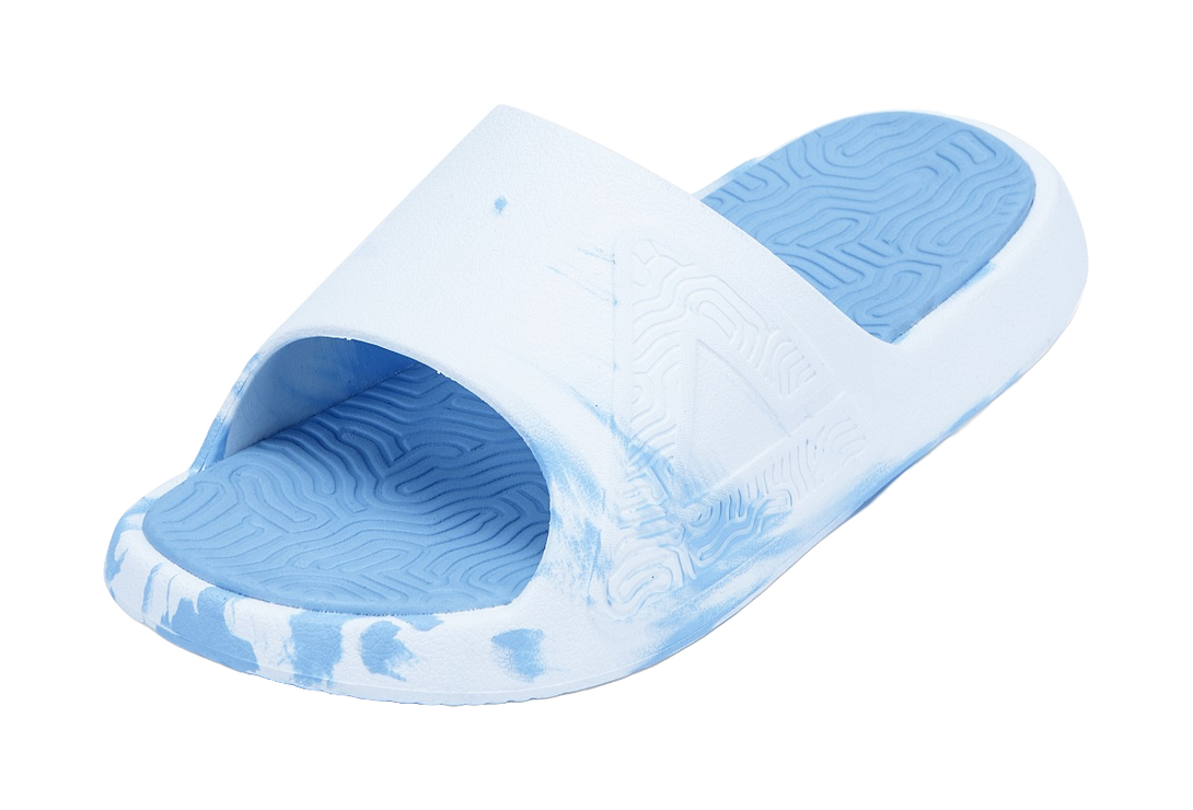 PEAK State Pole Guochuang Slippers Cushioning Slip Resistant Abrasion Resistant Slide Slippers Unisex White Blue 