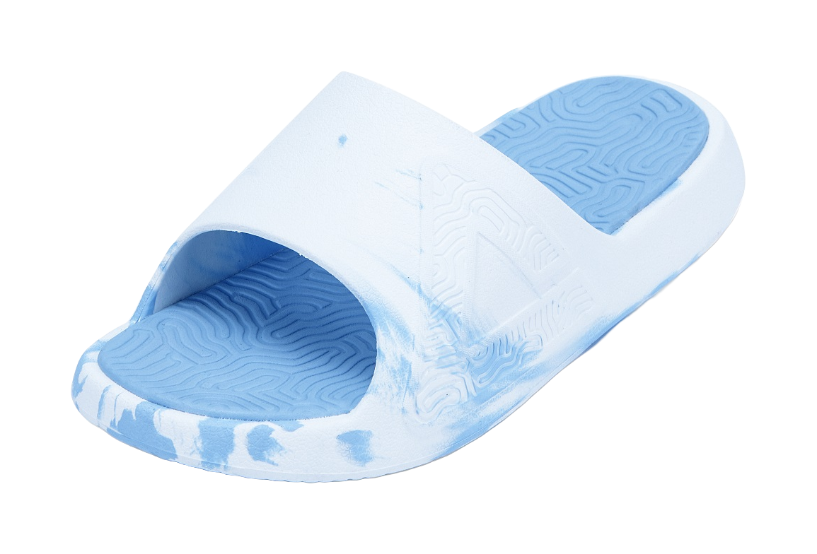 PEAK State Pole Guochuang Slippers Cushioning Slip Resistant Abrasion Resistant Slide Slippers Unisex White Blue 