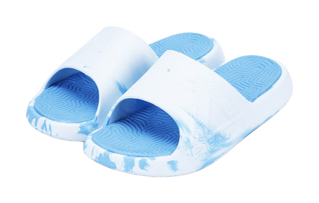 PEAK State Pole Guochuang Slippers Cushioning Slip Resistant Abrasion Resistant Slide Slippers Unisex White Blue 