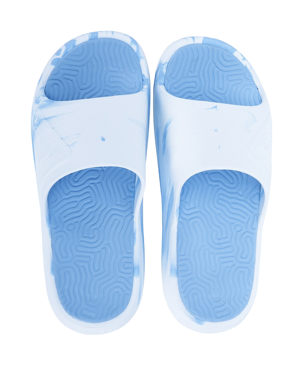 PEAK State Pole Guochuang Slippers Cushioning Slip Resistant Abrasion Resistant Slide Slippers Unisex White Blue 