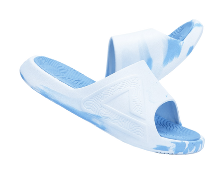 PEAK State Pole Guochuang Slippers Cushioning Slip Resistant Abrasion Resistant Slide Slippers Unisex White Blue 