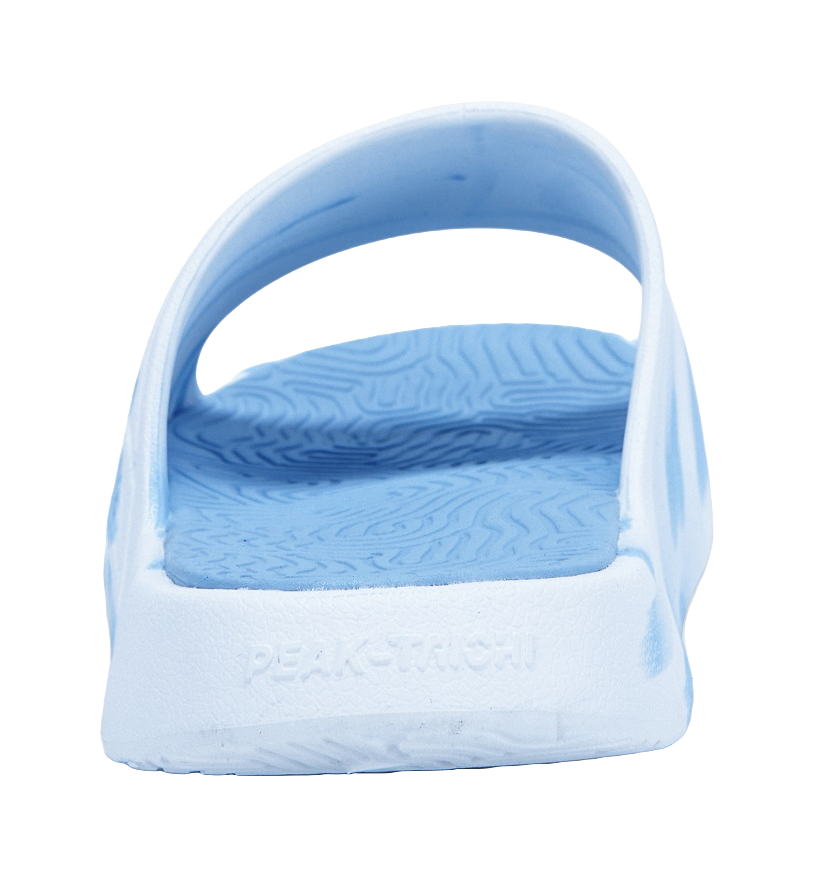 PEAK State Pole Guochuang Slippers Cushioning Slip Resistant Abrasion Resistant Slide Slippers Unisex White Blue 