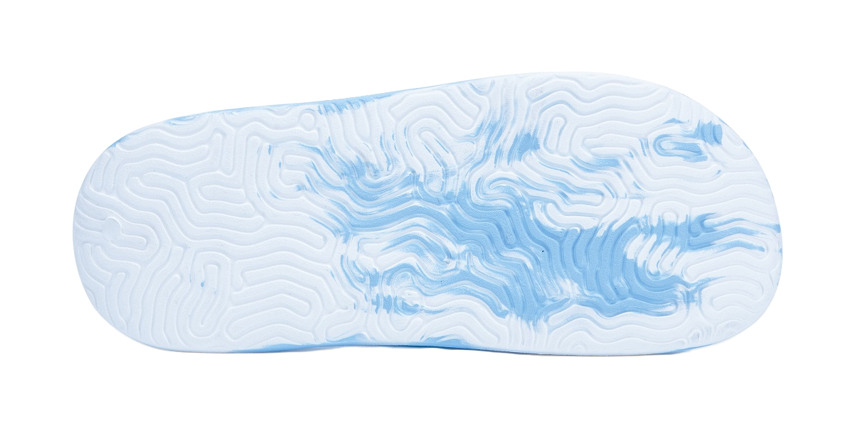 PEAK State Pole Guochuang Slippers Cushioning Slip Resistant Abrasion Resistant Slide Slippers Unisex White Blue 