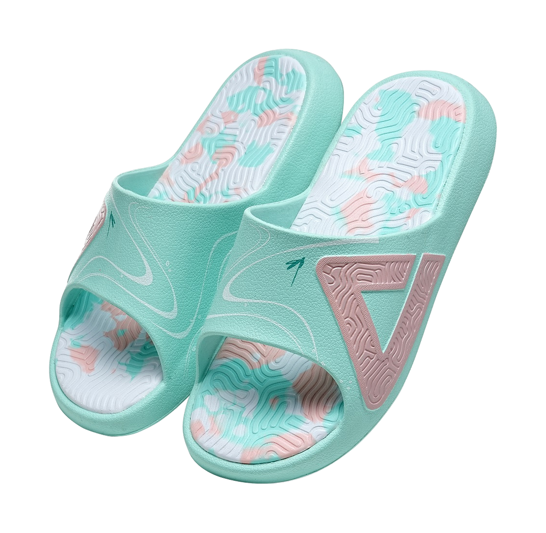 PEAK State Pole Guochuang Slippers Slide Slippers Unisex Mountain Lake Green 