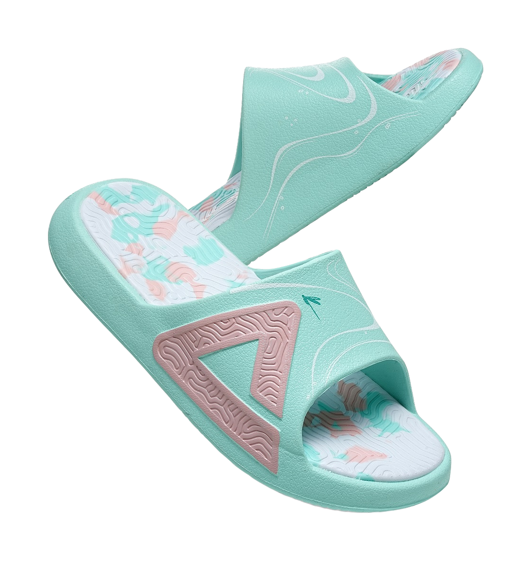 PEAK State Pole Guochuang Slippers Slide Slippers Unisex Mountain Lake Green 