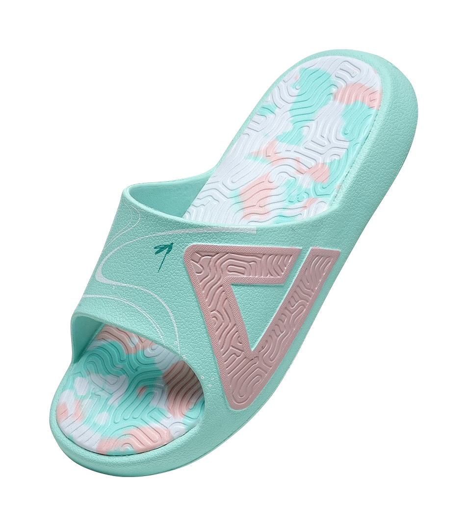 PEAK State Pole Guochuang Slippers Slide Slippers Unisex Mountain Lake Green 