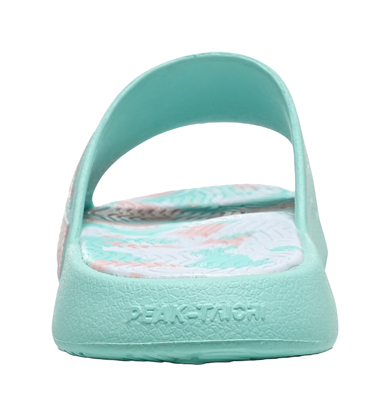 PEAK State Pole Guochuang Slippers Slide Slippers Unisex Mountain Lake Green 