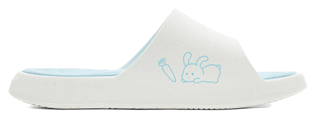 PEAK State Pole Guochuang Slippers Slip Resistant Abrasion Resistant Slide Slippers Unisex Lake Blue 