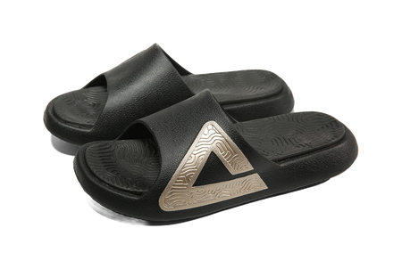 PEAK State Pole Slide Slippers Men's Black Gold 