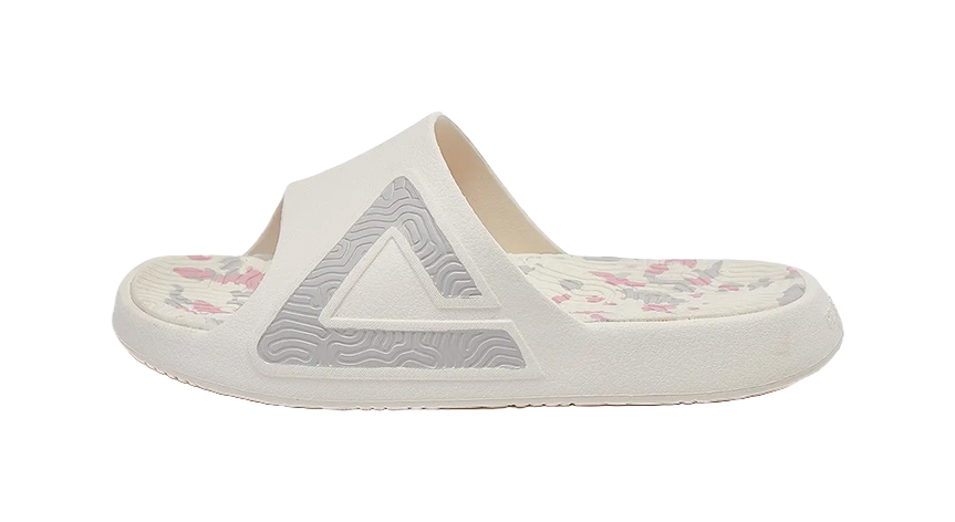 PEAK State Pole Slide Slippers Men's White Red Gray 