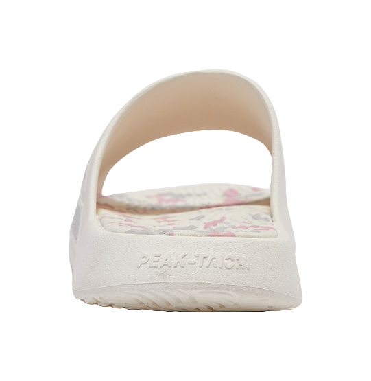 PEAK State Pole Slide Slippers Men's White Red Gray 