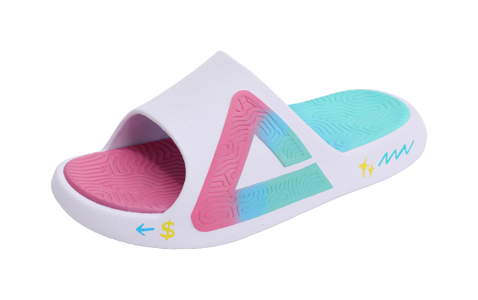 PEAK State Pole Slide Slippers Unisex White Blue Pink Red 