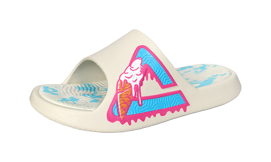 PEAK State Pole Slip-Resistant Abrasion-Resistant Cushioning Slide Slippers Unisex Beige Red Blue 