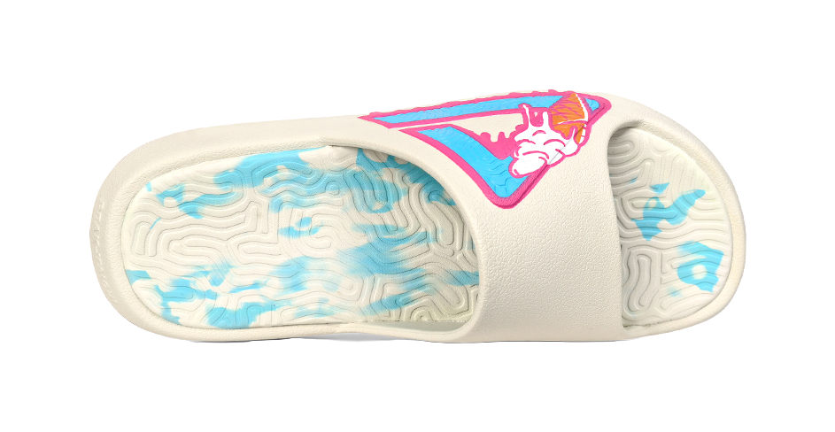 PEAK State Pole Slip-Resistant Abrasion-Resistant Cushioning Slide Slippers Unisex Beige Red Blue 