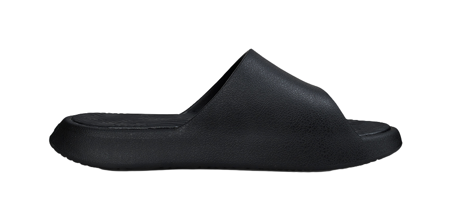 PEAK State Pole Slip-Resistant Abrasion-Resistant Cushioning Slide Slippers Unisex Black Silver 