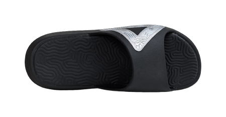 PEAK State Pole Slip-Resistant Abrasion-Resistant Cushioning Slide Slippers Unisex Black Silver 