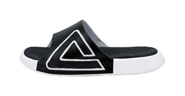 PEAK State Pole Taichi Slippers Unisex Black White 