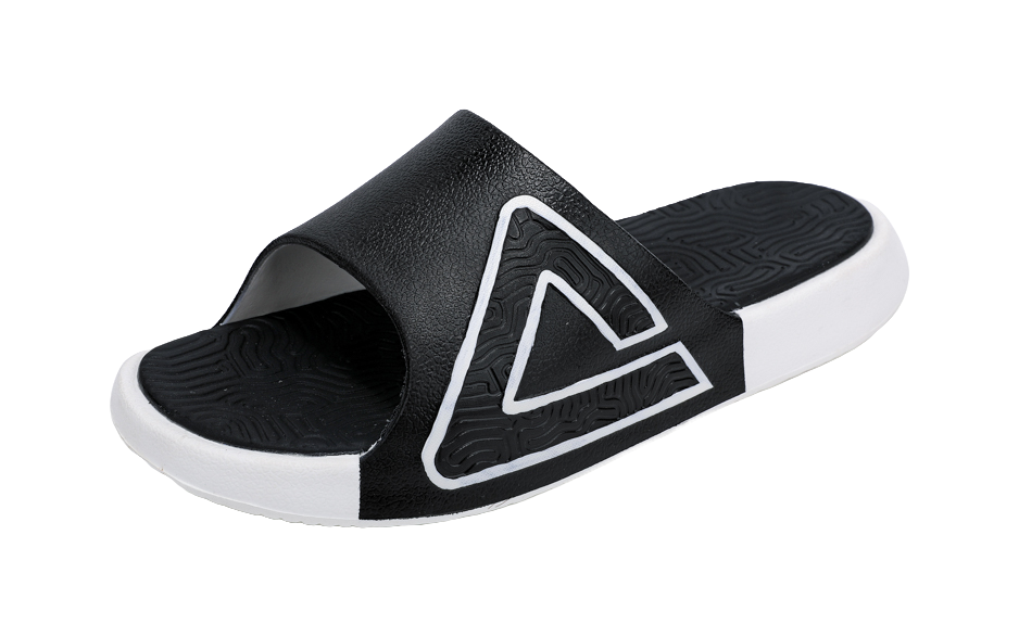 PEAK State Pole Taichi Slippers Unisex Black White 
