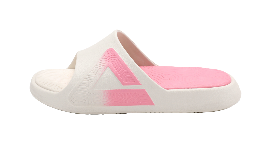 PEAK State Pole Taichi Slippers Unisex Pink Ecru 