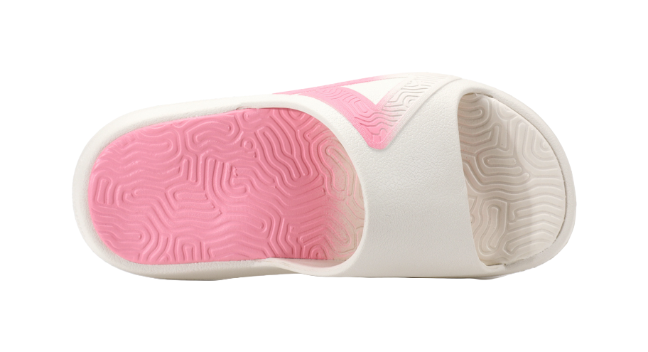 PEAK State Pole Taichi Slippers Unisex Pink Ecru 