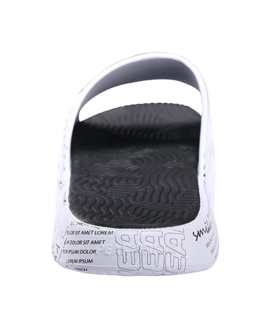 PEAK Statistic Sandals Slide Slippers Men's Black White 