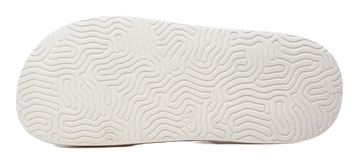 PEAK Style 1.0 Unisex Slides - Mermaid Princess Design, Anti-Slip & Comfortable Unisex White Pink 