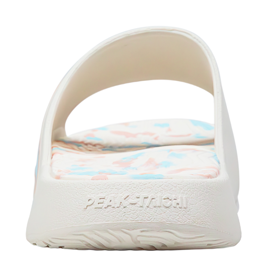 PEAK Style 1.0 Unisex Slides - Mermaid Princess Design, Anti-Slip & Comfortable Unisex White Pink 