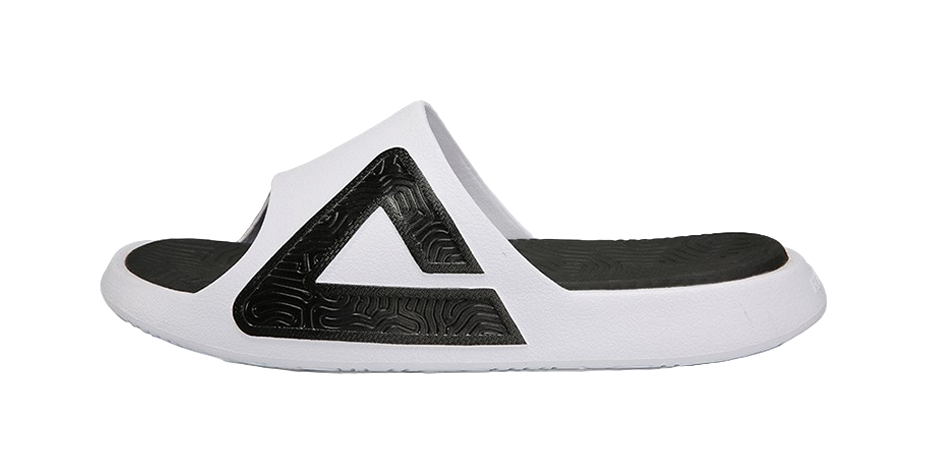 PEAK Style Extreme Slides - Classic Retro Design, Silent & Slip-Resistant Unisex White Black 
