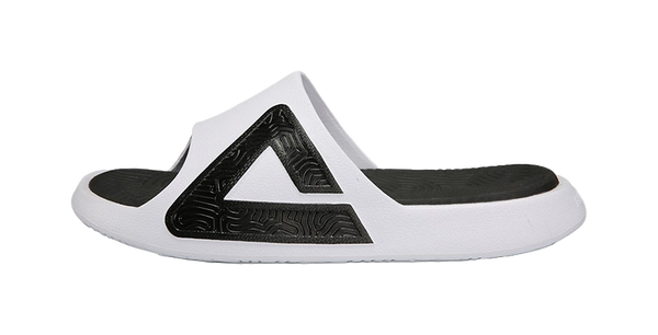 PEAK Style Extreme Slides - Classic Retro Design, Silent & Slip-Resistant Unisex White Black 