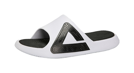 PEAK Style Extreme Slides - Classic Retro Design, Silent & Slip-Resistant Unisex White Black 
