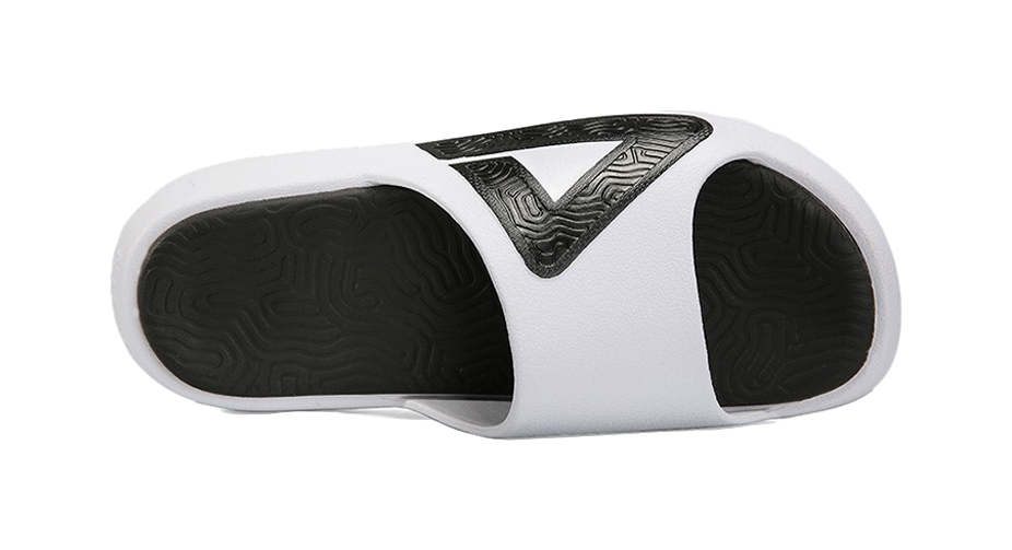 PEAK Style Extreme Slides - Classic Retro Design, Silent & Slip-Resistant Unisex White Black 
