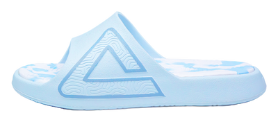 PEAK Tai Ji 1.0 Unisex Slides - EVA Rubber Sole, Silent & Slip-Resistant Unisex Sky Blue 