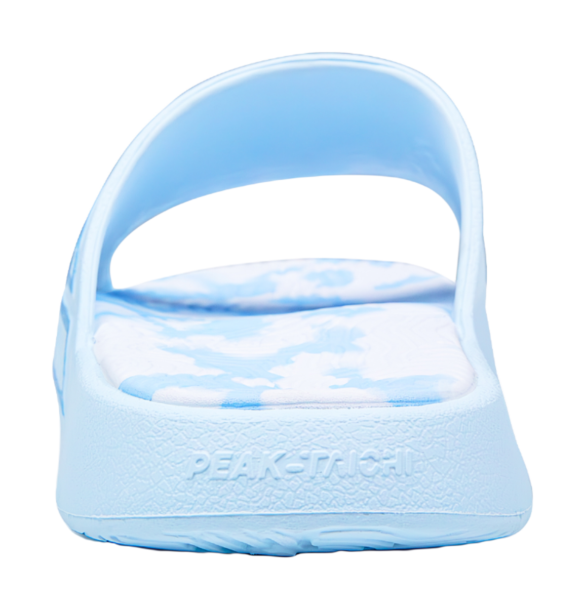 PEAK Tai Ji 1.0 Unisex Slides - EVA Rubber Sole, Silent & Slip-Resistant Unisex Sky Blue 