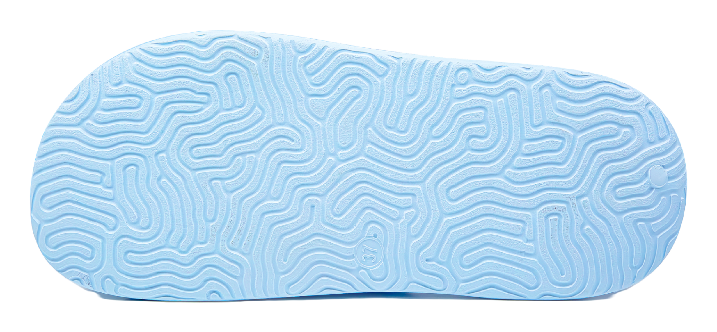 PEAK Tai Ji 1.0 Unisex Slides - EVA Rubber Sole, Silent & Slip-Resistant Unisex Sky Blue 