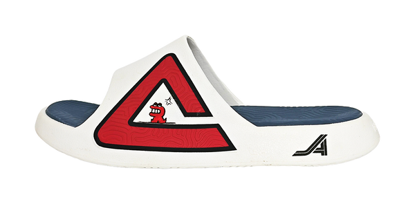 PEAK Tai Ji1.0 Abrasion Resistant Cushioning Slide Slippers Unisex Red Blue 