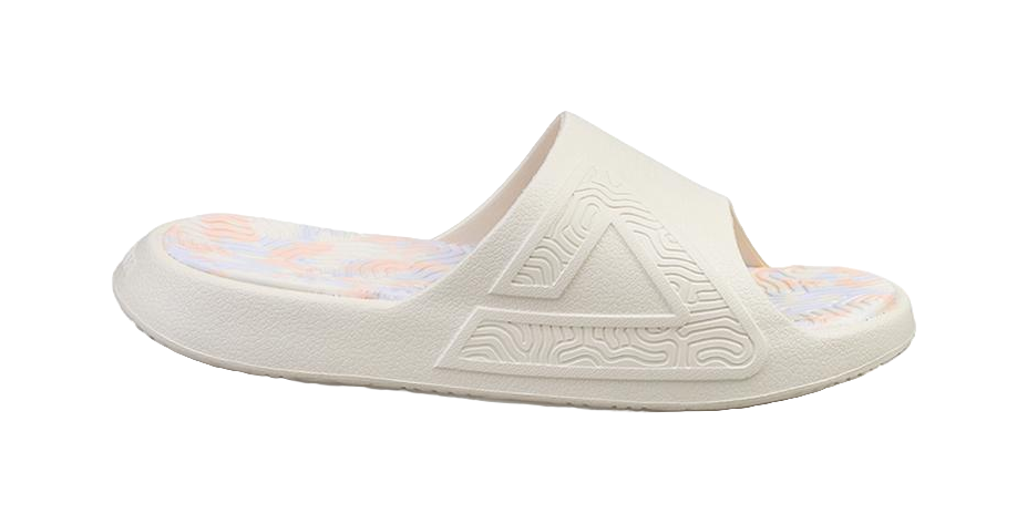 PEAK Tai Ji1.0 EVA Quiet Slide Slippers Women's Canvas White 