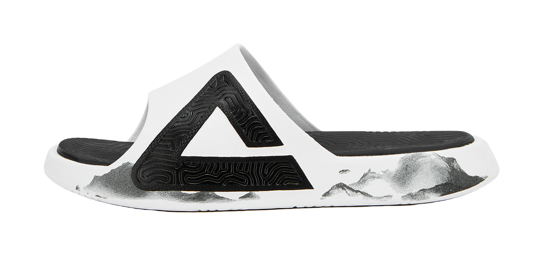 PEAK Tai Ji1.0 EVA Totem Graffiti Slip Resistant Odor Resistant Abrasion Resistant Slide Slippers Unisex 