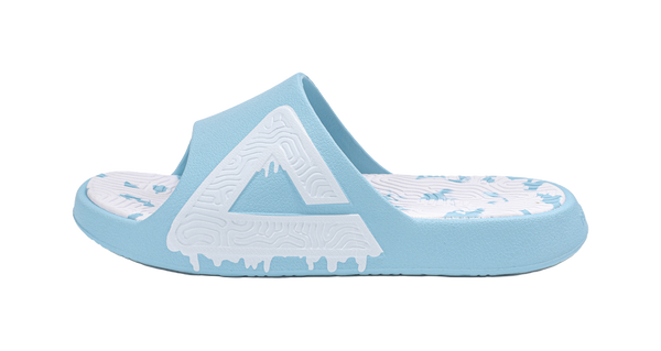 PEAK Tai Ji1.0 Quiet Abrasion Resistant Cushioning Slide Slippers Men's Vintage Blue 