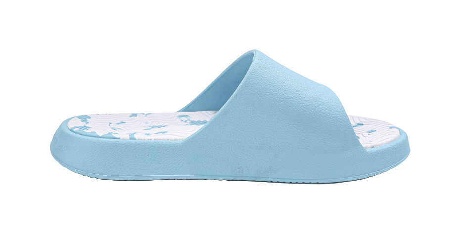 PEAK Tai Ji1.0 Quiet Abrasion Resistant Cushioning Slide Slippers Men's Vintage Blue 