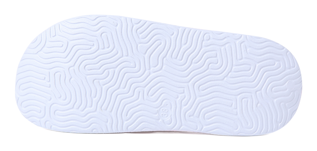 PEAK Tai Ji1.0 Quiet Abrasion Resistant Cushioning Slide Slippers Unisex Pink Blue 