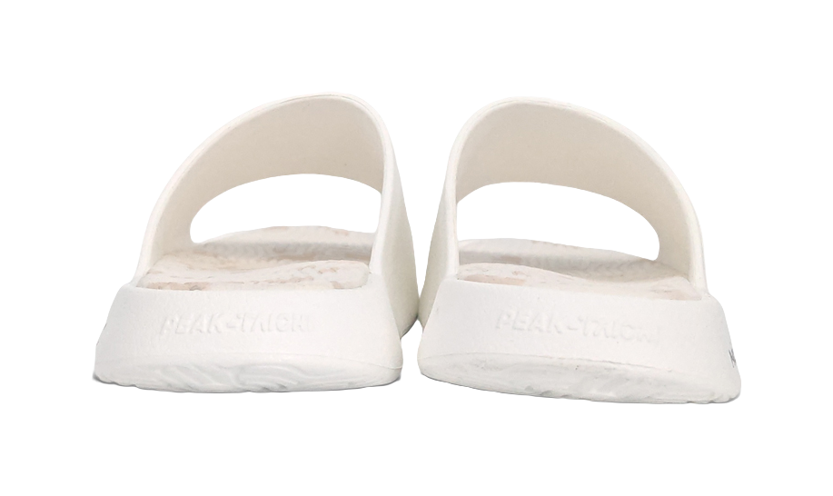 PEAK Tai Ji1.0 Quiet Cushioning Slide Slippers Unisex Ivory Yellow 
