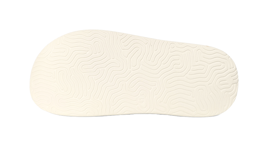 PEAK Tai Ji1.0 Quiet Slip Resistant Abrasion Resistant Cushioning Slide Slippers Men's Ecru Blue 