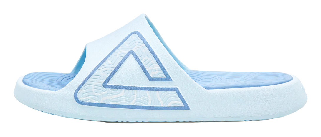 PEAK Tai Ji1.0 Quiet Slip Resistant Abrasion Resistant Slide Slippers Unisex Blue 