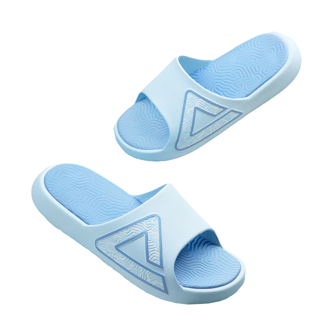 PEAK Tai Ji1.0 Quiet Slip Resistant Abrasion Resistant Slide Slippers Unisex Blue 