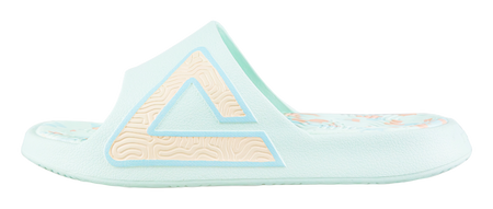 PEAK Tai Ji1.0 Quiet, Odor Resistant, Abrasion Resistant Slide Slippers Unisex Green Pink 