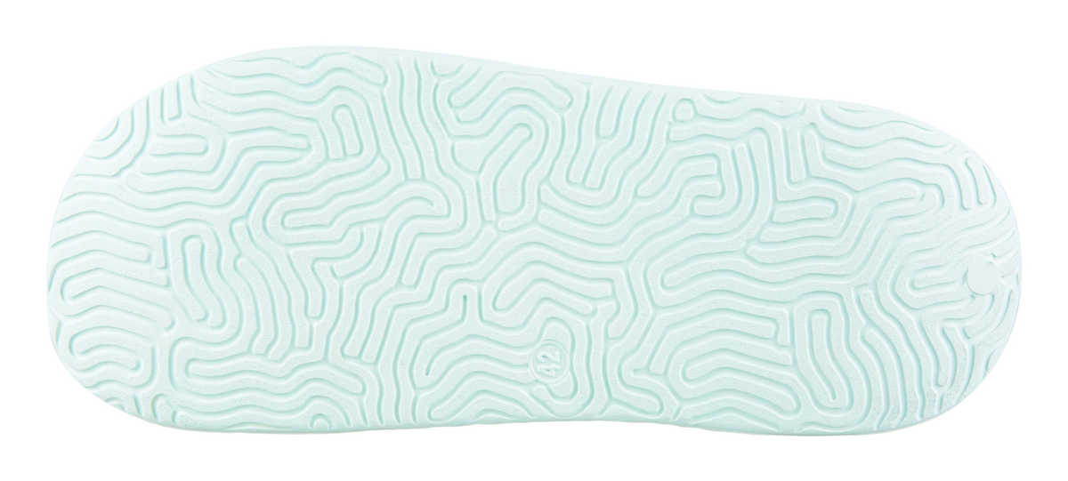 PEAK Tai Ji1.0 Quiet, Odor Resistant, Abrasion Resistant Slide Slippers Unisex Green Pink 