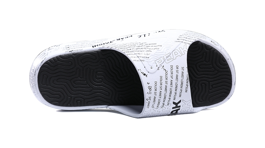 PEAK Tai Ji1.0 Slide Slippers Unisex All Black 