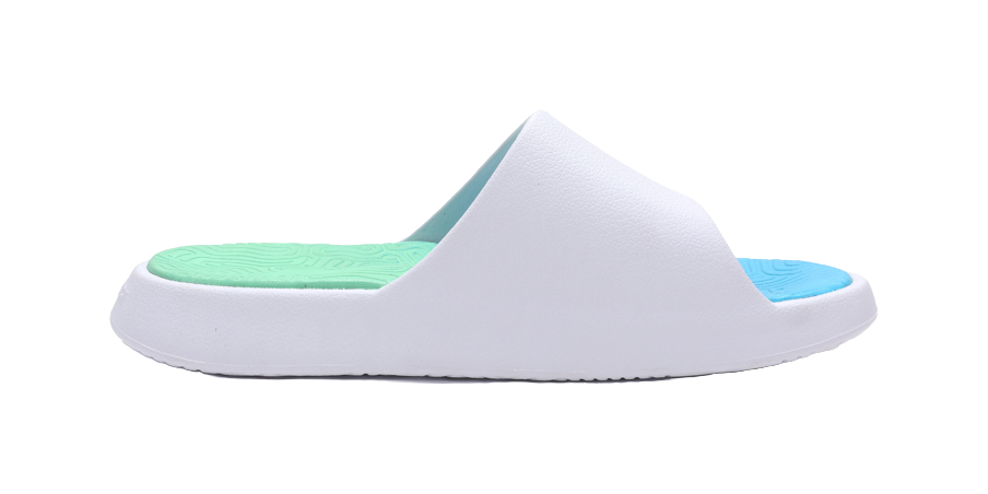 PEAK Tai Ji1.0 Slide Slippers Unisex Blue Green 